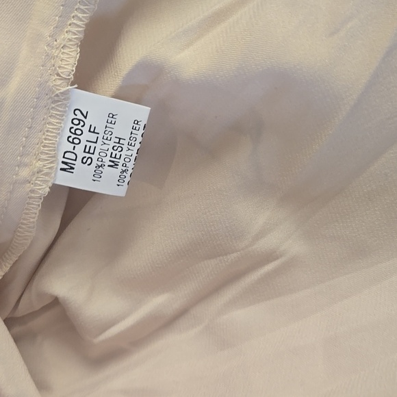 NWT Modcloth Minuet Ivory Tulle Sequin Dress, Size Large - Picture 12 of 15